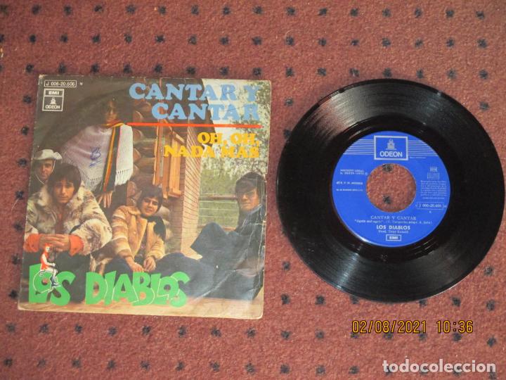 Discos de vinilo: LOS DIABLOS - CANTAR Y CANTAR - SINGLE - SPAIN - EMI - LE - - Foto 1
