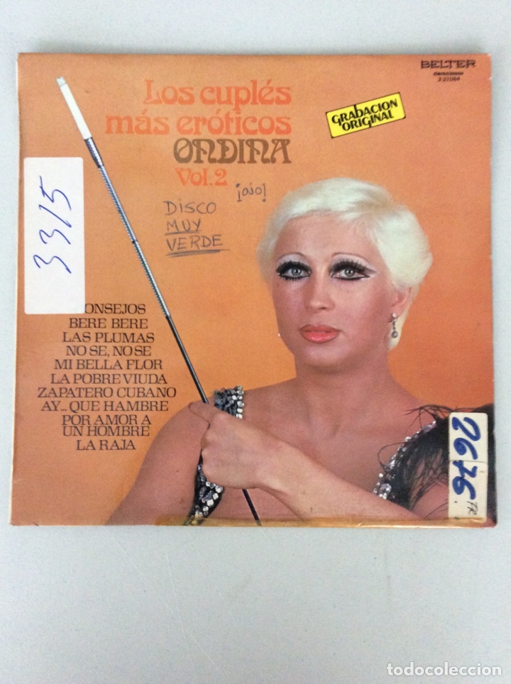 Vinyl-Schallplatten: Los cupl&eacute;s m&aacute;s er&oacute;ticos Ondina vol 2