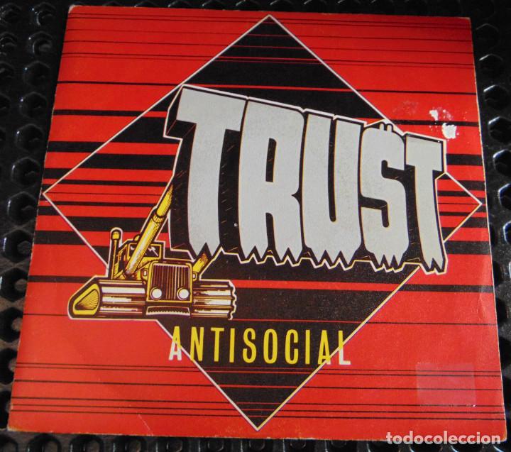 Discos de vinilo: Trust &ndash; Antisocial - SINGLE 1980 - Foto 1