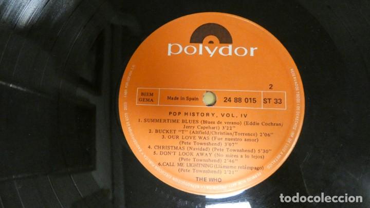 Discos de vinilo: LP VINILO POP HISTORY VOL. 4 THE WHO - Foto 8