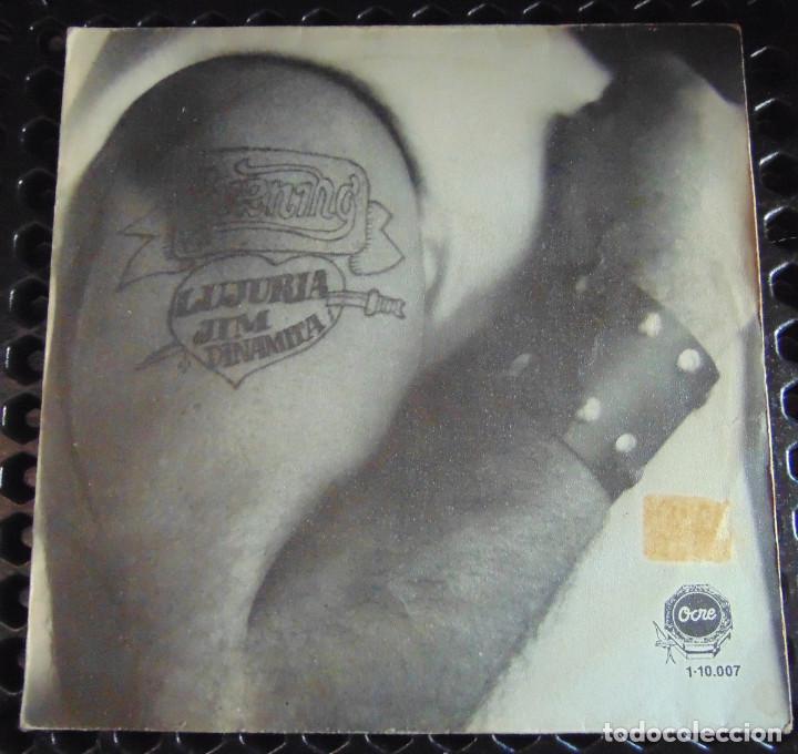 Discos de vinilo: Burning &ndash; Lujuria / JIM DINAMITA - SINGLE OCRE 1979 - Foto 1