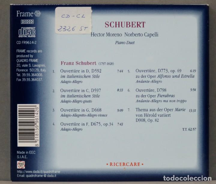 Discos de vinilo: CD. SCHUBERT. PIANO DUET. HEROLD VARIIERT - Foto 2
