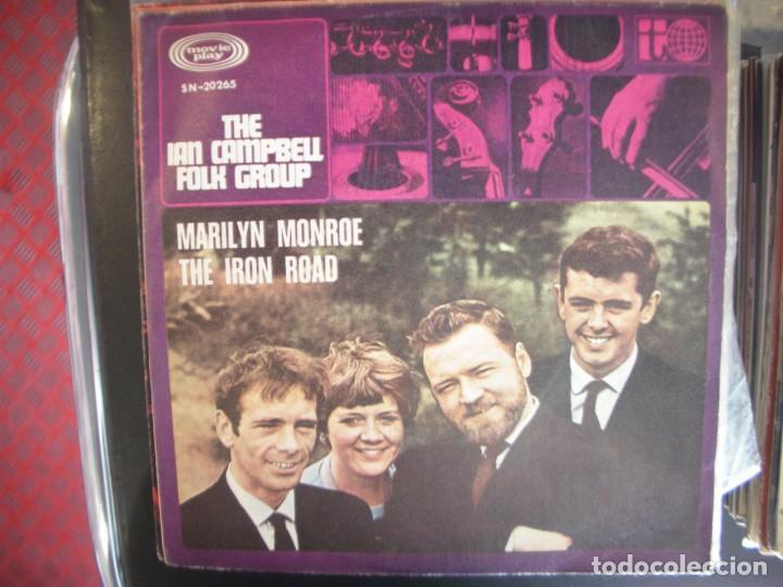 Discos de vinilo: THE IAN CAMPBELL FOLK GROUP- MARILYN MONROE. SINGLE. - Foto 1