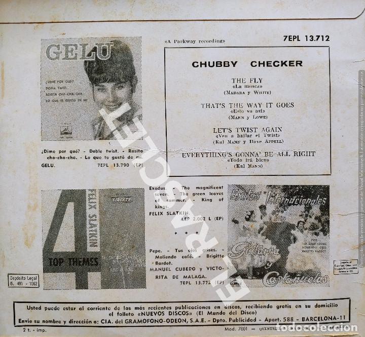 Discos de vinilo: MAGNIFICO SINGLE DE CHUBBY CHECKER - Foto 2