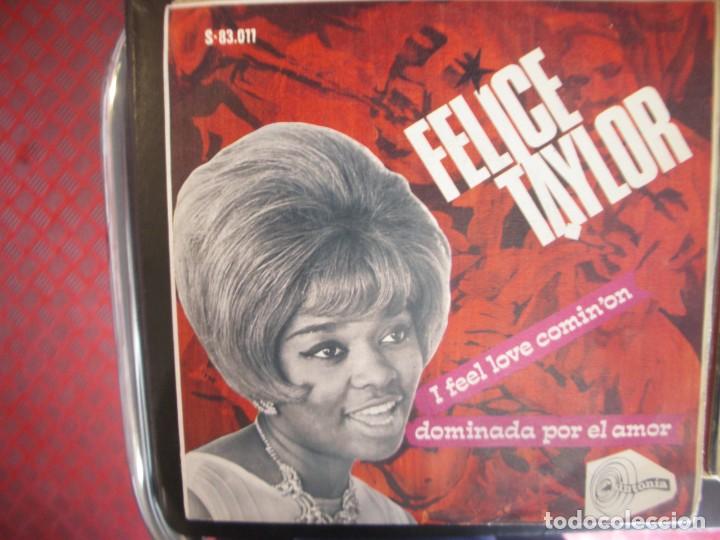 Discos de vinilo: FELICE TAYLOR- I FEEL LOVE COMIN&acute; ON. SINGLE. - Foto 1