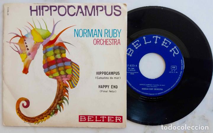 Discos de vinilo: NORMAN RUBY ORCHESTRA, HIPPOCAMPUS. SINGLE ORIGINAL ESPA&Ntilde;A A&Ntilde;O 1970 - Foto 1