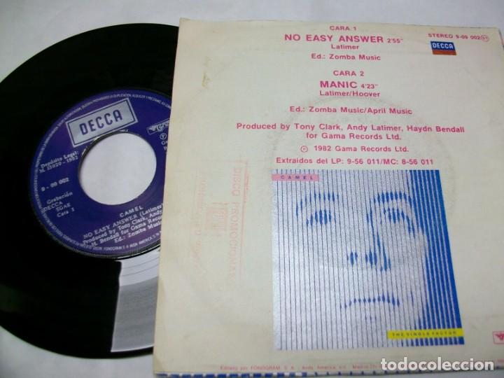 Discos de vinilo: CAMEL NO EASY ANSWER VINYL 7&rdquo; SINGLE - Foto 2