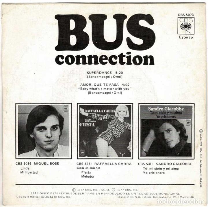 Discos de vinilo: Bus Connection - Superdance / Amor, que te pasa. Single - Foto 2