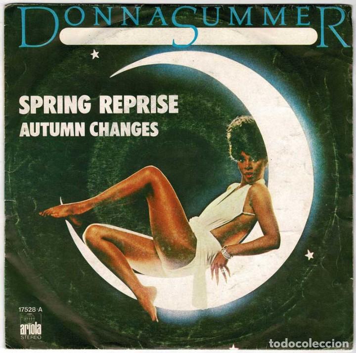 Discos de vinilo: Donna Summer - Spring Reprise / Autum Changes. Single - Foto 1