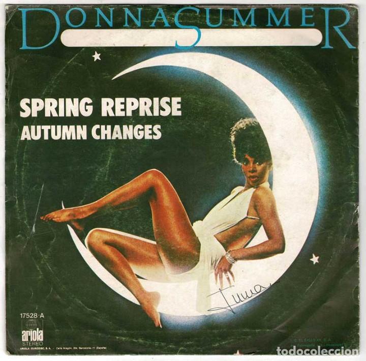 Discos de vinilo: Donna Summer - Spring Reprise / Autum Changes. Single - Foto 2