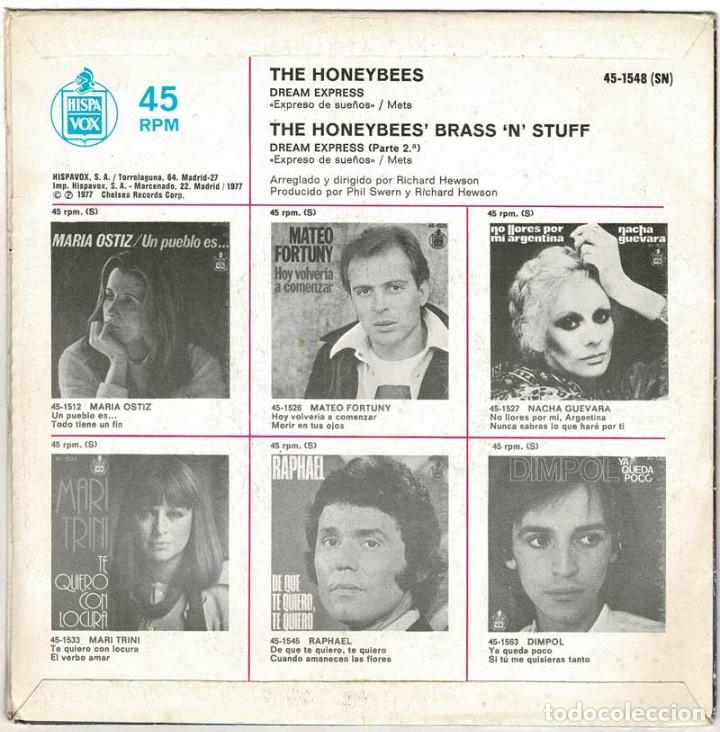 Discos de vinilo: The Honeybees - Dream Express. Single - Foto 2