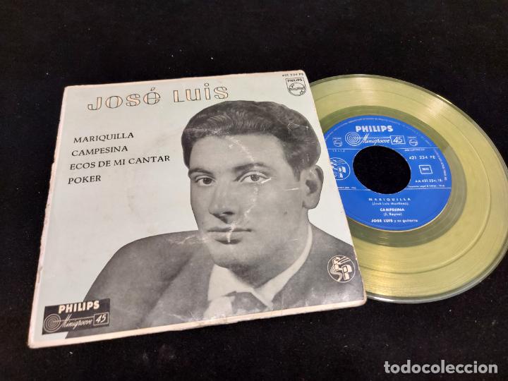 JOSÉ LUIS Y SU GUITARRA / MARIQUILLA + 3 / EP - PHILIPS-1958 / MBC. ***/*** (Música - Discos de Vinilo - EPs - Solistas Españoles de los 50 y 60)
