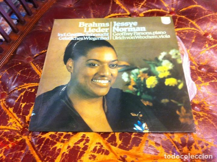 Discos de vinilo: LP. BRAHMS, LIEDER. JESSYE NORMAN. - Foto 1