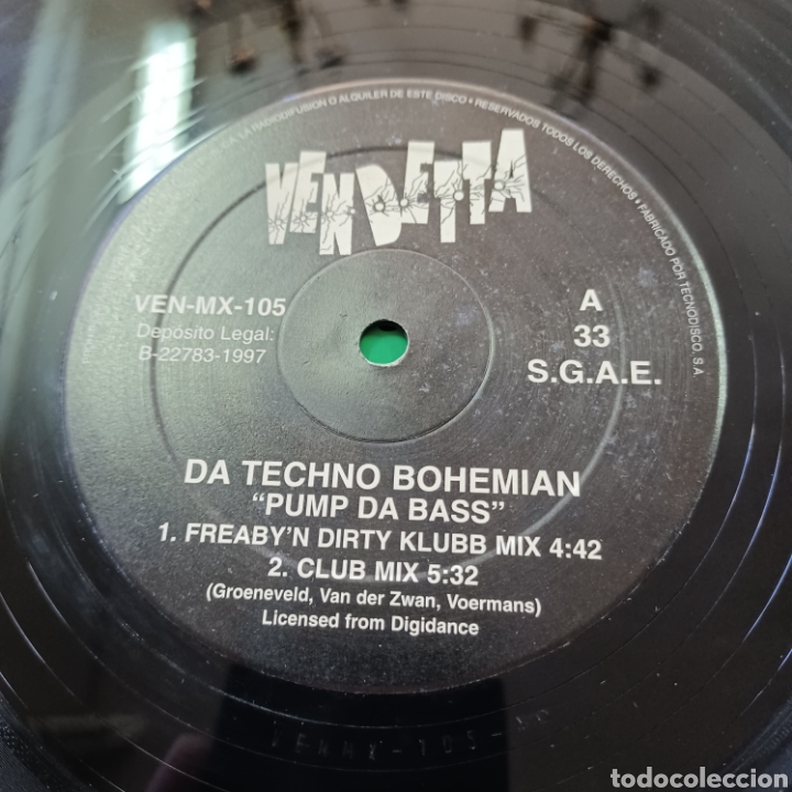 Discos de vinilo: DA TECHNO BOHEMIAN - PUMP DA BASS - Foto 4