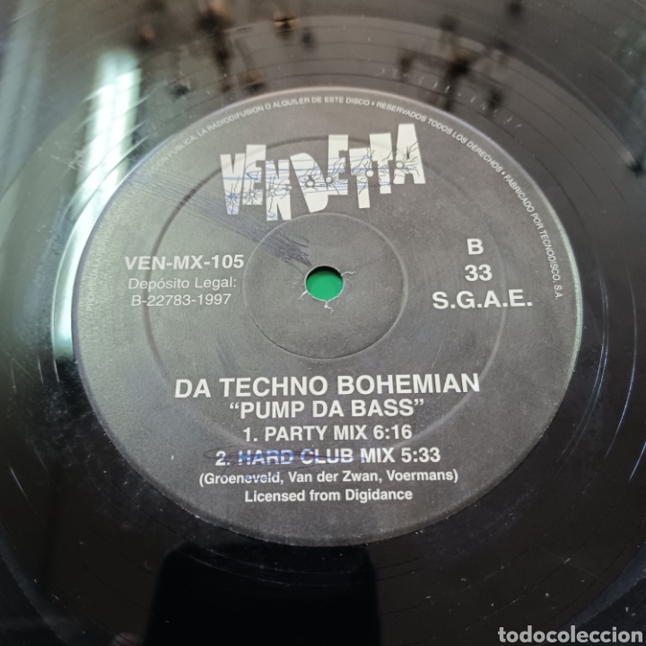 Discos de vinilo: DA TECHNO BOHEMIAN - PUMP DA BASS - Foto 6