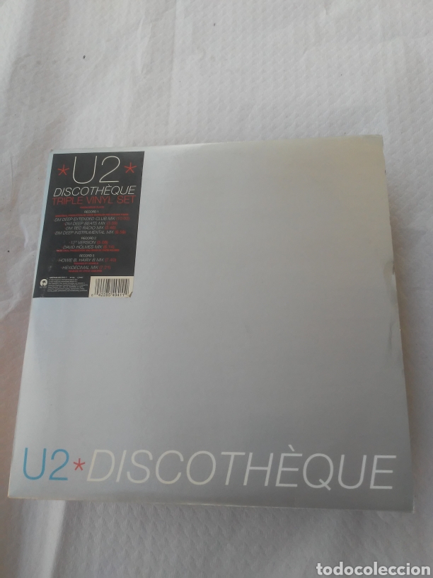 Discos de vinilo: 3 discos U2. DISCOTHEQUE - Foto 1