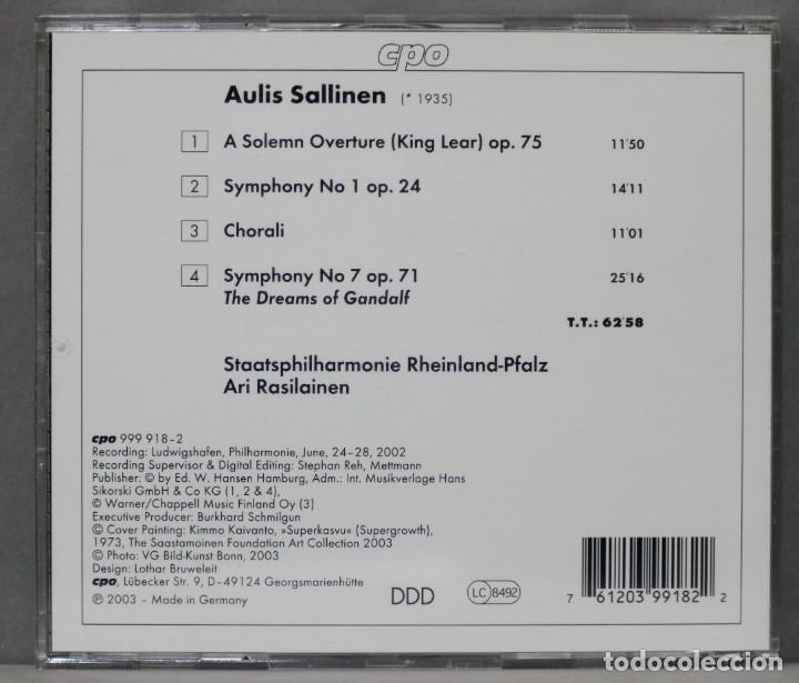 Discos de vinilo: CD. Symphonies 1 & 7. SALINEN - Foto 2