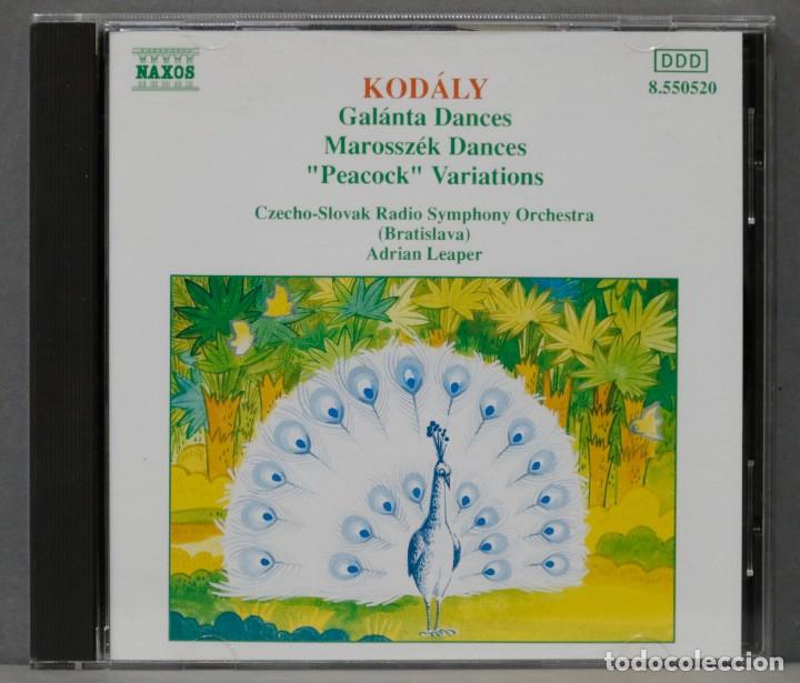 Discos de vinilo: CD. Gal&aacute;nta Dances. Marossz&eacute;k Dances. &rdquo;Peacock&rdquo; Variations. KODALY - Foto 1