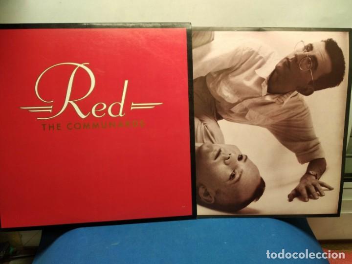 Discos de vinilo: THE COMMUNARDS RED LP 1987 - Foto 3
