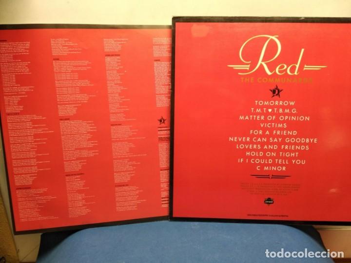 Discos de vinilo: THE COMMUNARDS RED LP 1987 - Foto 4