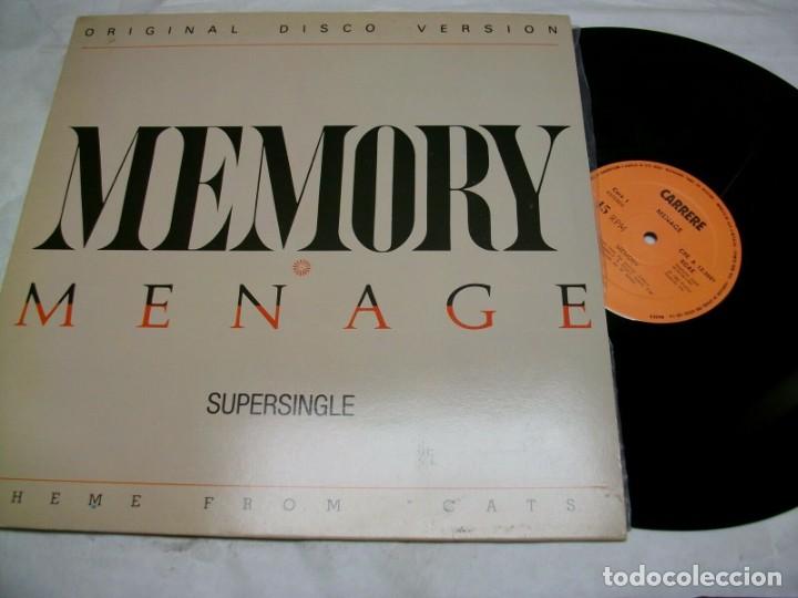 Discos de vinilo: MEMORY MENAGE MAXI 12&rdquo; VINYL - Foto 1