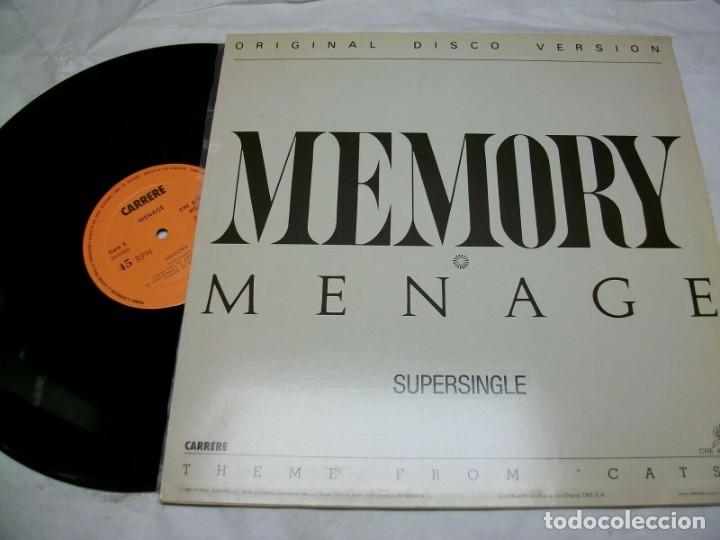 Discos de vinilo: MEMORY MENAGE MAXI 12&rdquo; VINYL - Foto 2