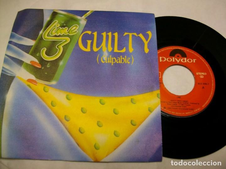 Discos de vinilo: LIME GUILTY VINYL 7&rdquo; SINGLE - Foto 1