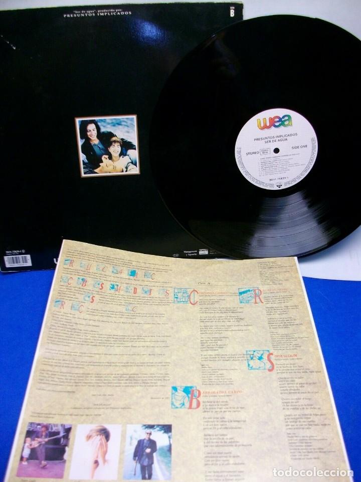 Discos de vinilo: PRESUNTOS IMPLICADOS SER DE AGUA LP - Foto 2