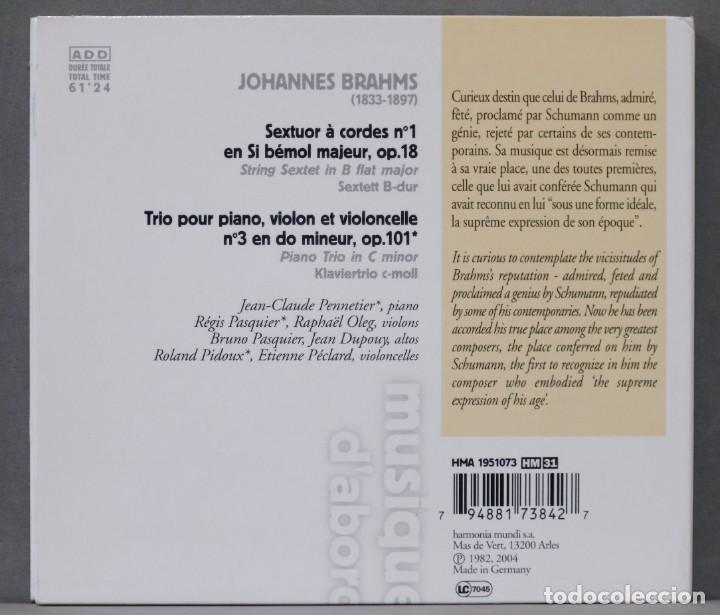 Discos de vinilo: CD. Sextuor No.1 Op.18. BRAHMS - Foto 2
