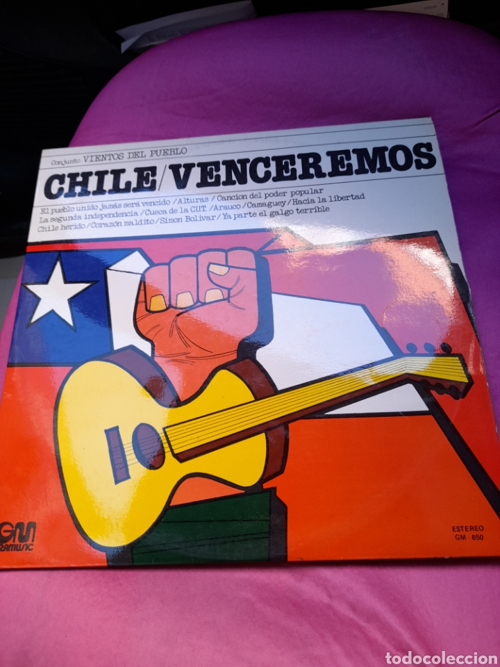 Vinyl records: CHILE,VENCEREMOS ,vinilo de 1977