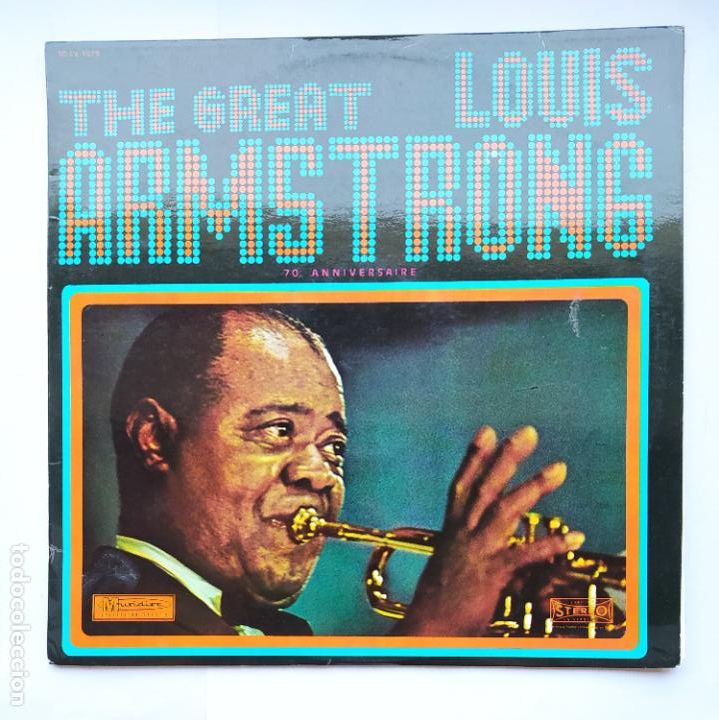 Discos de vinilo: THE GREAT LOUIS ARMSTRONG. 70 ANNIVERSAIRE. LP. TDKLP9