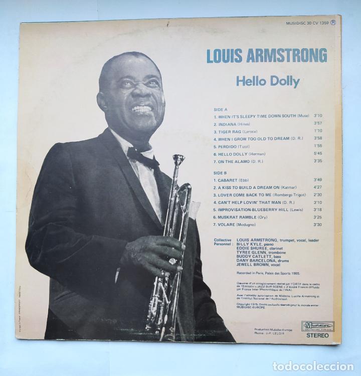 Discos de vinilo: LOUIS ARMSTRONG. HELLO DOLLY LP. TDKLP9 - Foto 2