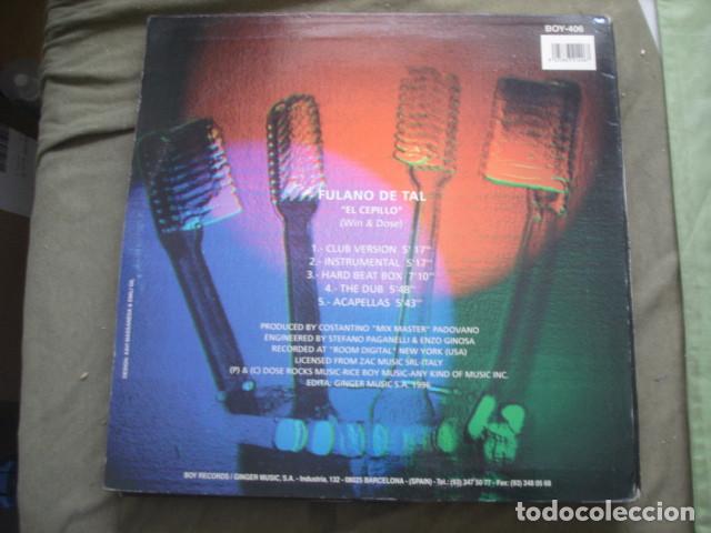 Discos de vinilo: Fulano De Tal El Cepillo - Foto 2