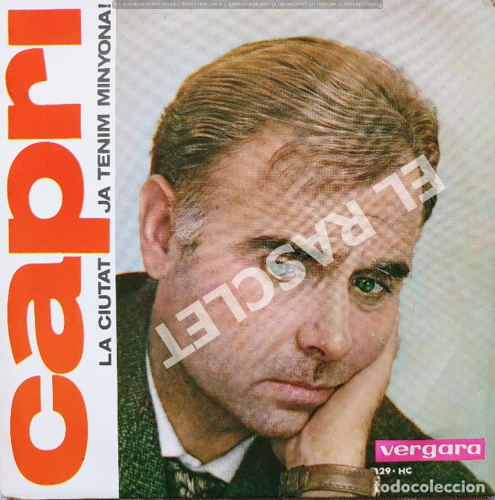 Discos de vinilo: MAGNIFICO SINGLE DE JOAN CAPRI - LA CIUTAT - Foto 1