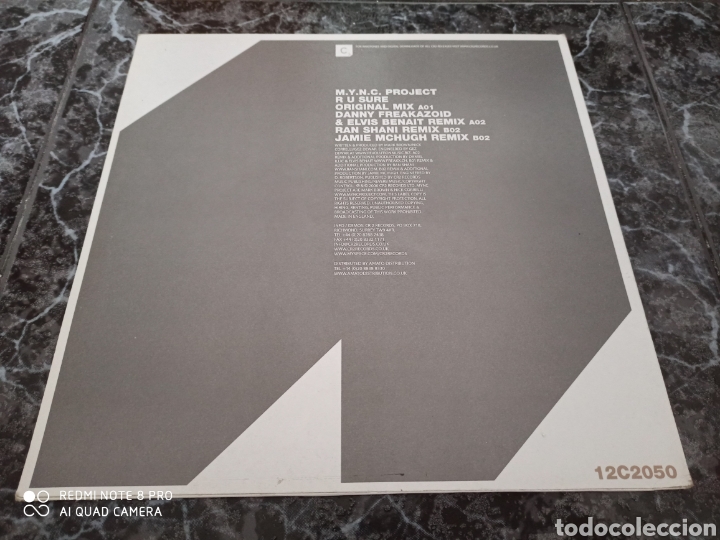 Discos de vinilo: M.Y.N.C. Project - R U Sure (12&rdquo;) - Foto 2