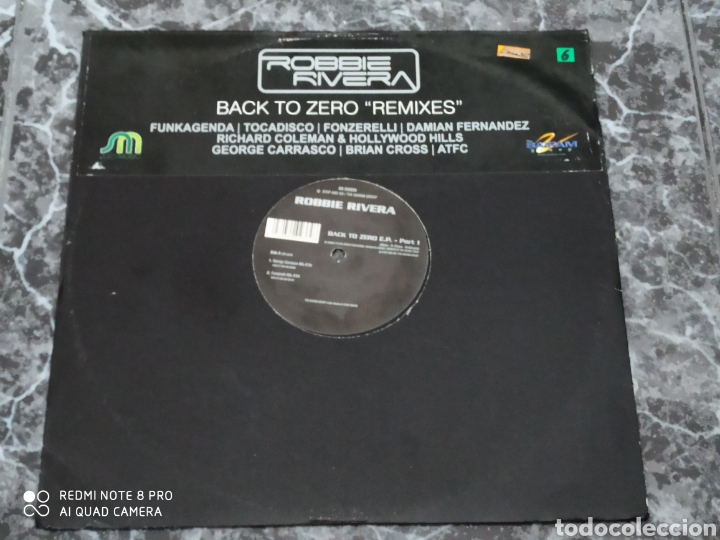 Discos de vinilo: Robbie Rivera - Back To Zero E.P. Part 1 (12&rdquo;, EP) - Foto 1
