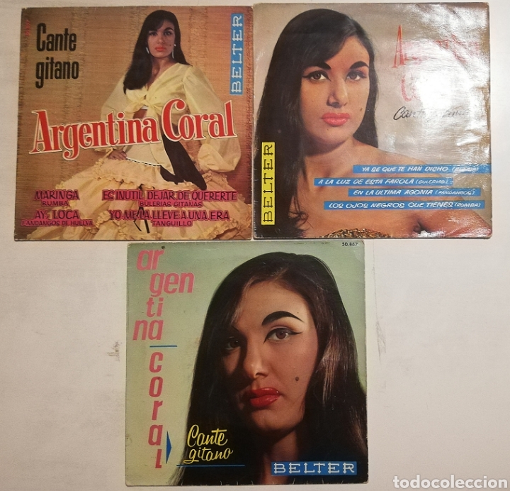 Discos de vinilo: Argentina Coral (3 EPs) - Foto 1