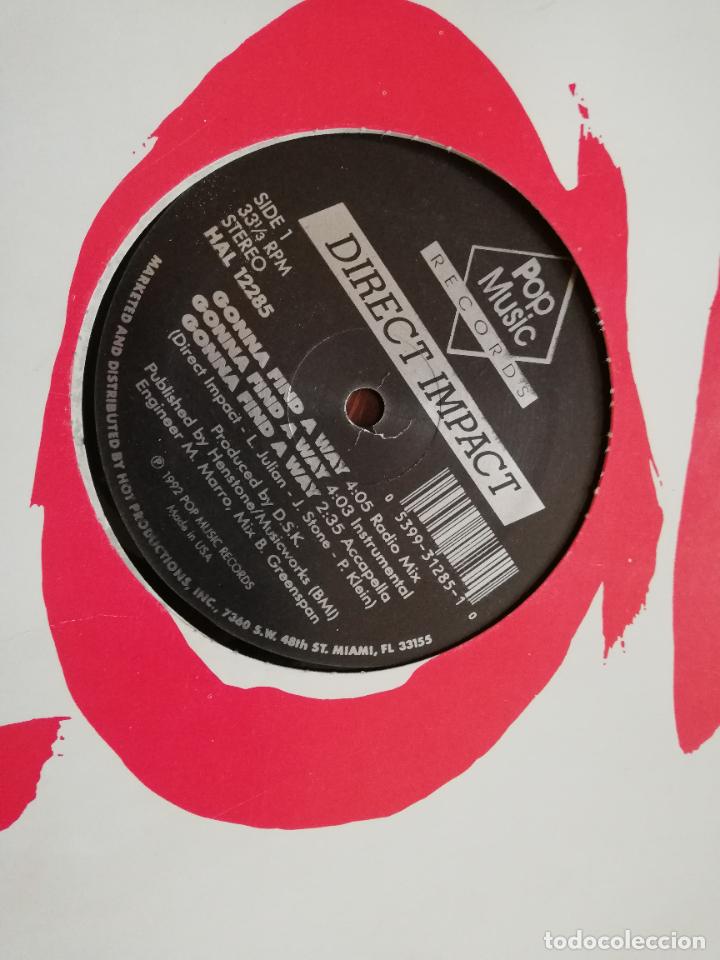 Discos de vinilo: direct impact-gonna find a way.maxi - Foto 1