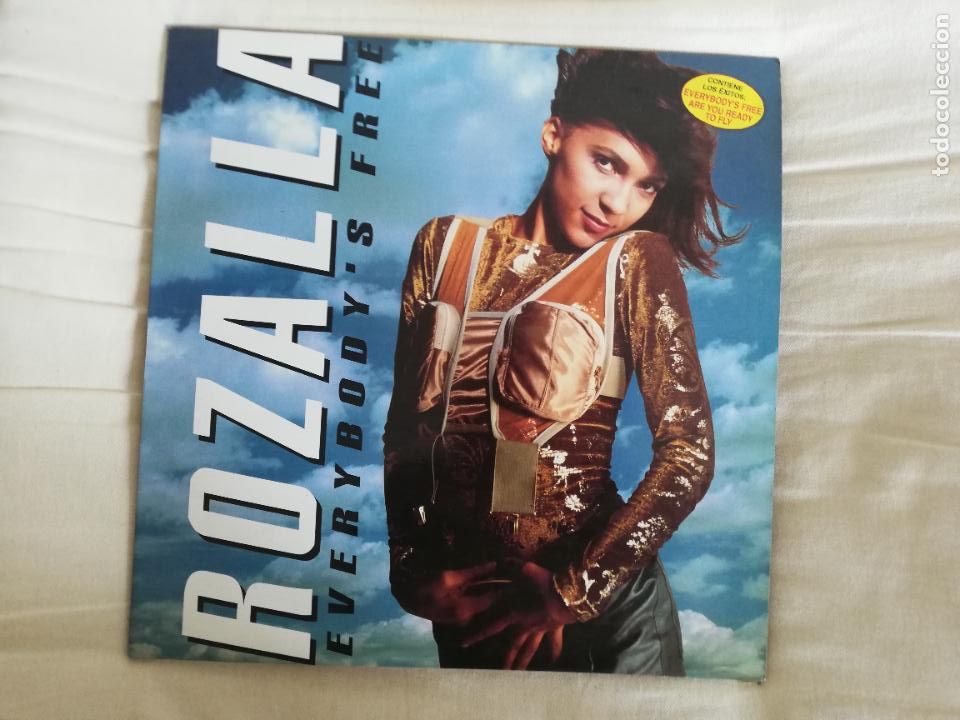 Discos de vinilo: rozalla-everybody&acute;s free.lp espa&ntilde;a - Foto 1