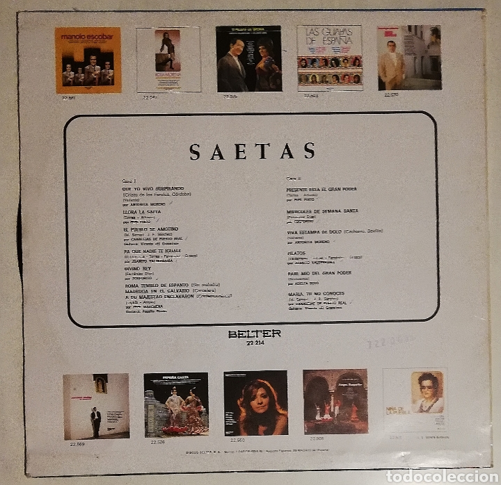 Discos de vinilo: Saetas - Foto 2