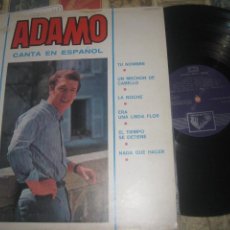 Discos de vinilo: ADAMO - CANTA EN ESPAÑOL - LP.( EMI / LA VOZ DE SU AMO 1966) 2ND EDITADO ESPAÑA EXCELENTE CONDICION. Lote 278474718