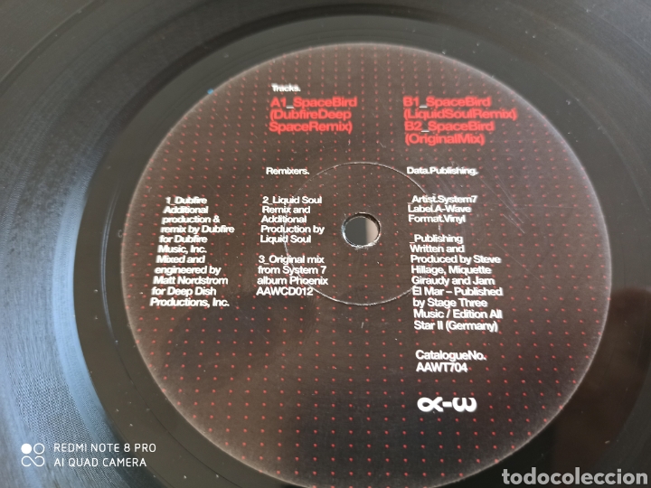 Discos de vinilo: System 7 - Spacebird (12&rdquo;, Promo, W/Lbl) - Foto 2