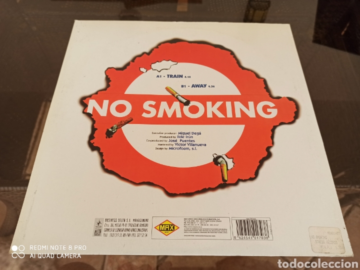 Discos de vinilo: No Smoking - Train (12&rdquo;) - Foto 2