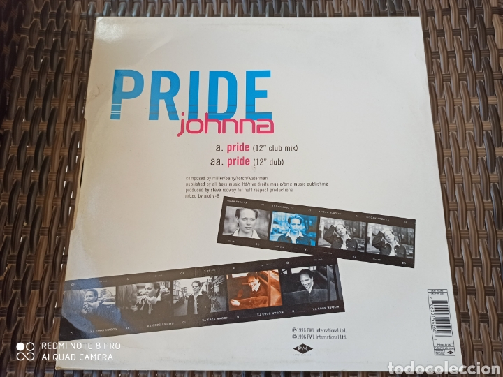 Discos de vinilo: Johnna - Pride (12&rdquo;) - Foto 2