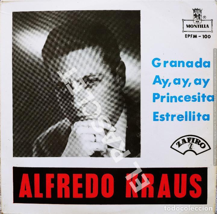Discos de vinilo: MAGNIFICO SINGLE DE : ALFREDO KRAUS - GRANADA - Foto 1