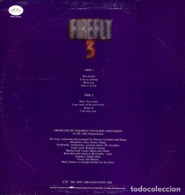Discos de vinilo: Firefly &lrm;&ndash; Firefly 3-ITALY-LP-1982 - Foto 2