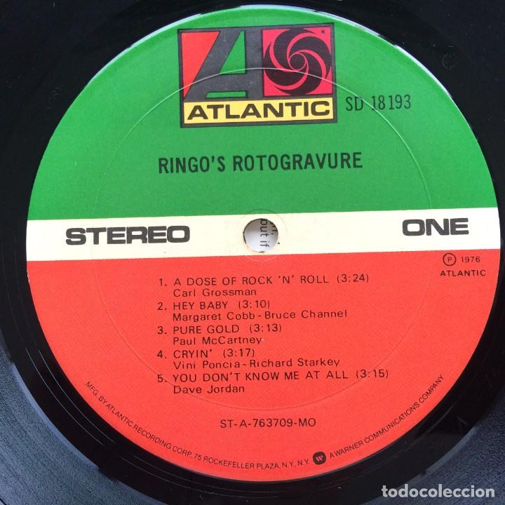Discos de vinilo: Ringo Starr &lrm;&ndash; Ringos Rotogravure USA.1976 Atlantic - Foto 6