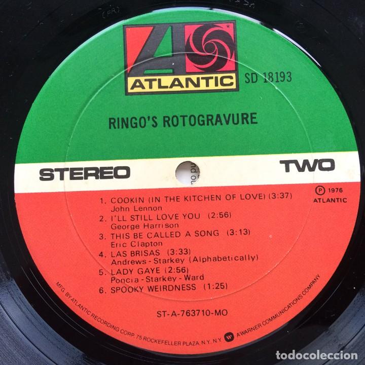 Discos de vinilo: Ringo Starr &lrm;&ndash; Ringos Rotogravure USA.1976 Atlantic - Foto 7