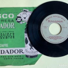 Discos de vinilo: DISCO FUNDADOR CANCION NORTEAMERICANA - PETER GONZZI / LOU BARRY / J. SELL / B. SLATER (EP 1964)