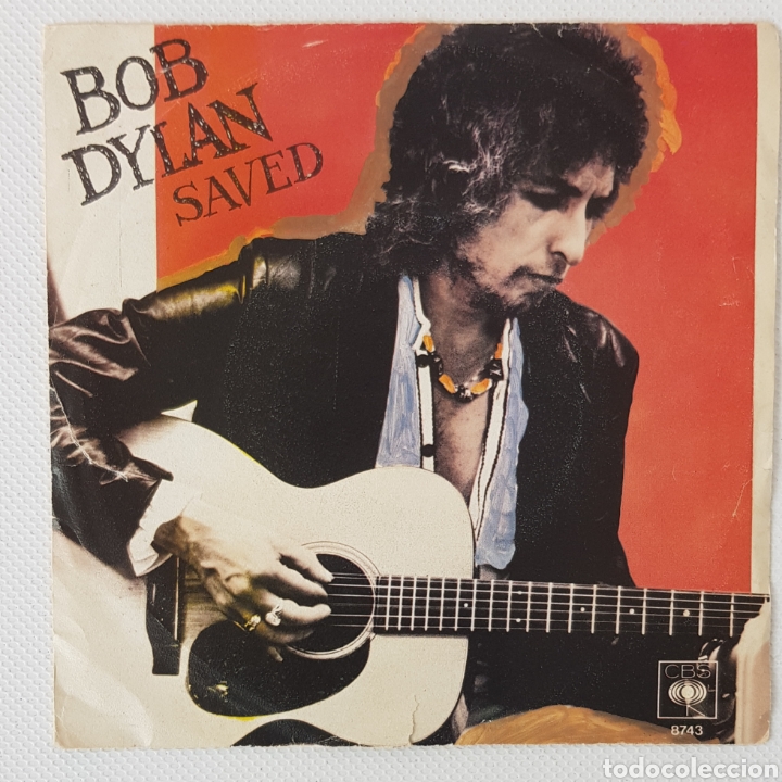 Discos de vinilo: Bob Dylan Saved 7&rdquo; single - Foto 1